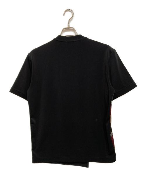 BLACK LABEL CRESTBRIDGE（ブラックレーベル クレストブリッジ）BLACK LABEL CRESTBRIDGE (ブラックレーベル クレストブリッジ) 半袖カットソー ブラック サイズ:Mの古着・服飾アイテム