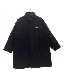 DANTON（ダントン）の古着「スタンドカラーモッサダウン コート」｜ネイビー