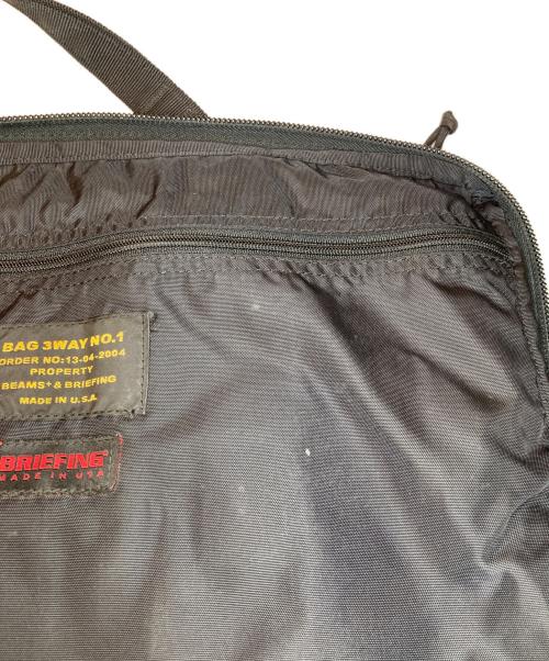 BRIEFING（ブリーフィング）BRIEFING (ブリーフィング) BEAMS PLUS (ビームスプラス) 別注 3WAY BAG ブラック サイズ:Freeの古着・服飾アイテム