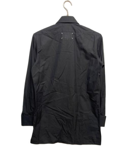 Maison Margiela（メゾンマルジェラ）Maison Margiela (メゾンマルジェラ) ポインテッドカラーシャツ ブラック サイズ:38の古着・服飾アイテム