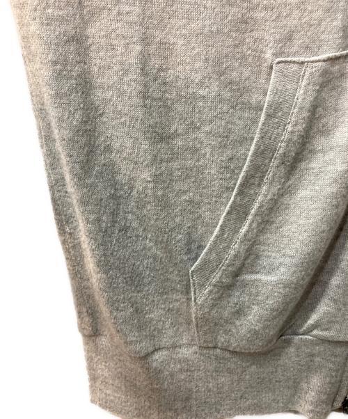 THREE DOTS（スリードッツ）THREE DOTS (スリードッツ) Brushed sweater raglan zip hoody グレー サイズ:XSの古着・服飾アイテム