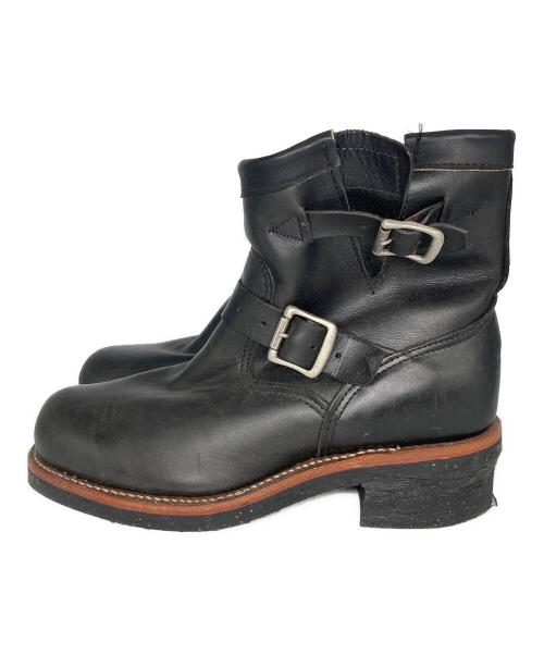 CHIPPEWA（チペワ）CHIPPEWA (チペワ) 7スティールトゥエンジニアブーツ ブラック サイズ:25.5cmの古着・服飾アイテム