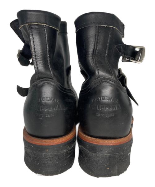 CHIPPEWA（チペワ）CHIPPEWA (チペワ) 7スティールトゥエンジニアブーツ ブラック サイズ:25.5cmの古着・服飾アイテム