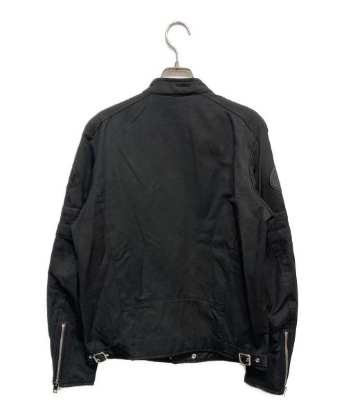 DIESEL（ディーゼル）DIESEL (ディーゼル) シングルライダースジャケット ブラック サイズ:Sの古着・服飾アイテム