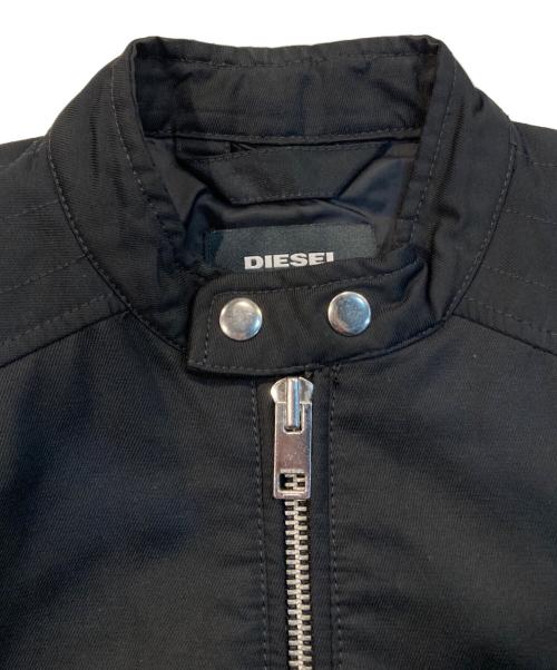 DIESEL（ディーゼル）DIESEL (ディーゼル) シングルライダースジャケット ブラック サイズ:Sの古着・服飾アイテム