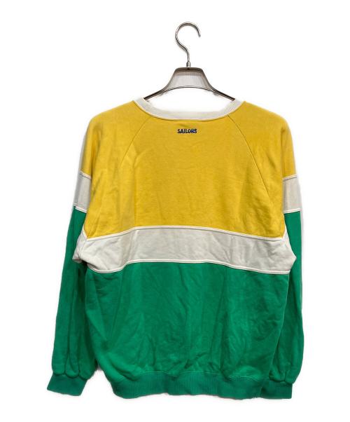 sailors（セイラーズ）sailors (セイラーズ) 刺繍スウェット イエロー サイズ:Freeの古着・服飾アイテム