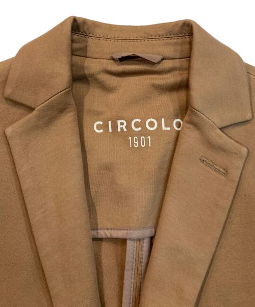 CIRCOLO 1901（チルコロ1901）CIRCOLO 1901 (チルコロ1901) カジュアルジャケット ベージュ サイズ:46の古着・服飾アイテム