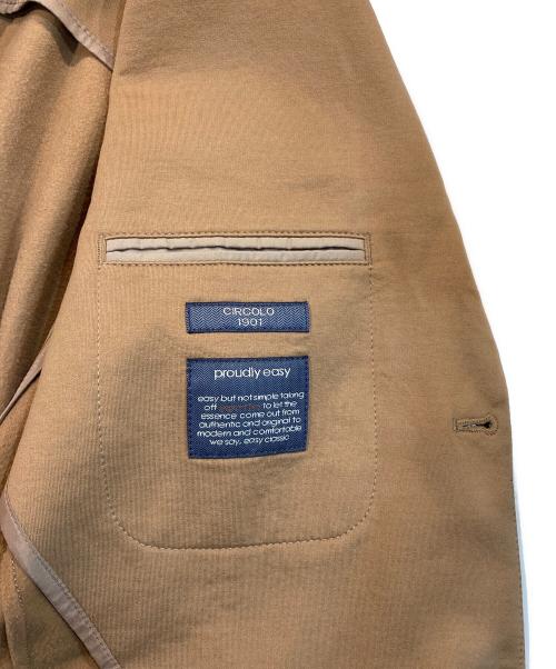 CIRCOLO 1901（チルコロ1901）CIRCOLO 1901 (チルコロ1901) カジュアルジャケット ベージュ サイズ:46の古着・服飾アイテム