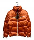 BURBERRY BLACK LABELバーバリーブラックレーベル）の古着「ダウンジャケット」｜オレンジ