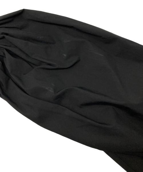 YORI（ヨリ）YORI (ヨリ) ダブルフリルカラーブラウス ブラック サイズ:36の古着・服飾アイテム