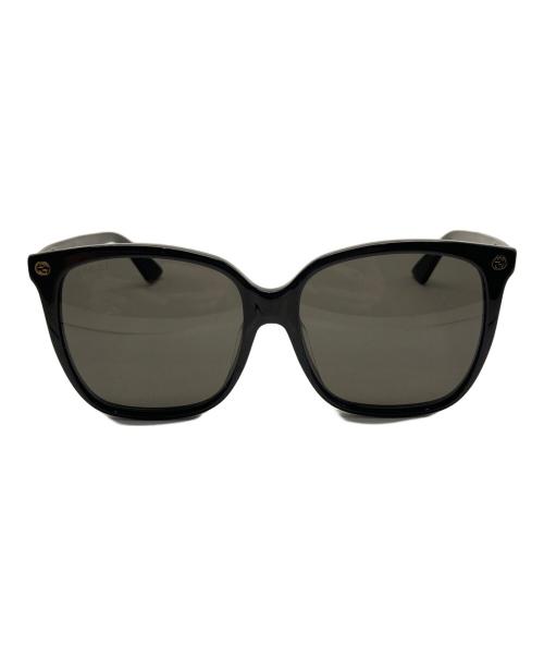 GUCCI（グッチ）GUCCI (グッチ) サングラス ブラック サイズ:57□16の古着・服飾アイテム