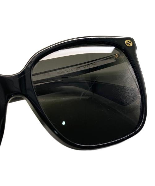 GUCCI（グッチ）GUCCI (グッチ) サングラス ブラック サイズ:57□16の古着・服飾アイテム