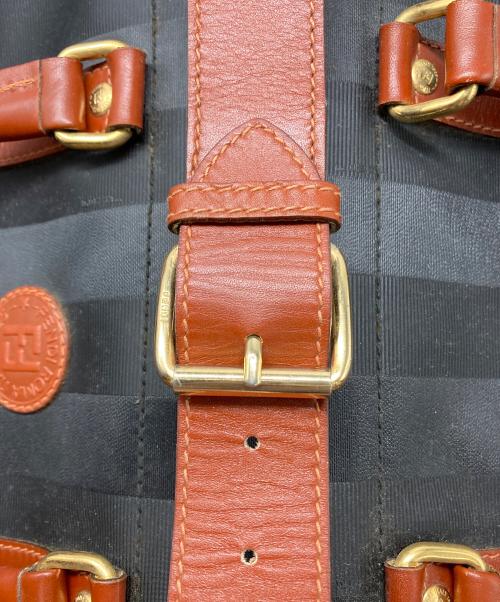 FENDI（フェンディ）FENDI (フェンディ) ペカン ボストンバッグ ブラックの古着・服飾アイテム