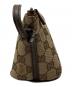 中古・古着 GUCCI (グッチ) GGキャンバスハンドバッグ ブラウン：8000円