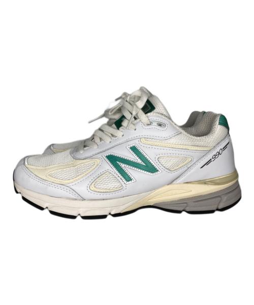 NEW BALANCE（ニューバランス）NEW BALANCE (ニューバランス) U990TC4 ローカット スニーカー ホワイト サイズ:27cmの古着・服飾アイテム