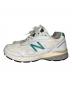 NEW BALANCE (ニューバランス) U990TC4 ローカット スニーカー ホワイト サイズ:27cm：8000円