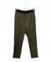 MM6 Maison Margiela（エムエムシックスメゾンマルジェラ）の古着「センター　プレス　パンツ」｜オリーブ