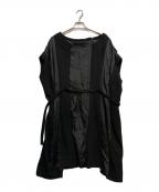 H&M×Maison Margielaエイチアンドエム×メゾンマルジェラ）の古着「ビックシルエットワンピース」｜ブラック