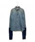 MM6 Maison Margiela（エムエムシックスメゾンマルジェラ）の古着「ドッキング デニム シャツ ジャケット」｜インディゴ