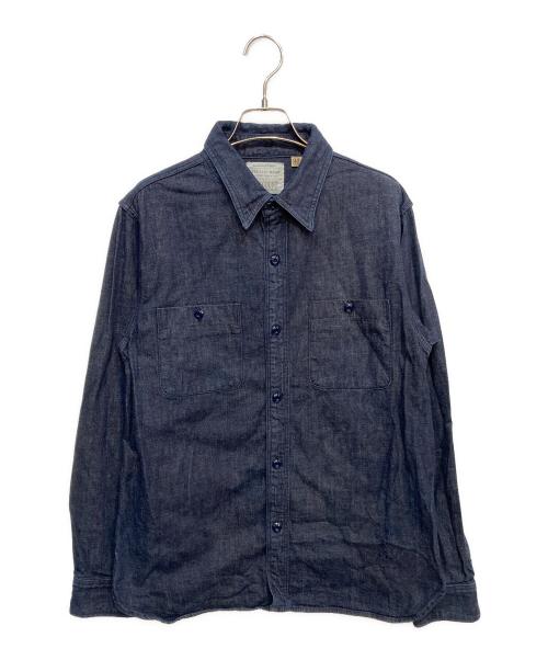 FULLCOUNT（フルカウント）FULLCOUNT (フルカウント) Natural Indigo Denim Work Shirts インディゴ サイズ:40の古着・服飾アイテム