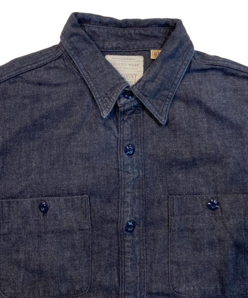 FULLCOUNT（フルカウント）FULLCOUNT (フルカウント) Natural Indigo Denim Work Shirts インディゴ サイズ:40の古着・服飾アイテム