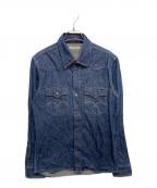 FULLCOUNTフルカウント）の古着「デニム ウエスタン シャツ」｜インディゴ
