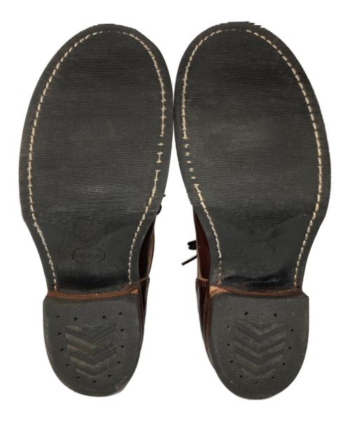 ADDICT CLOTHES（アディクト クローズ）ADDICT CLOTHES (アディクト クローズ) STEERHIDE RACE UP BOOTS ブラウン サイズ:8の古着・服飾アイテム