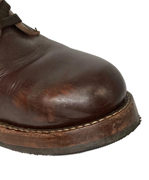 ADDICT CLOTHES（アディクト クローズ）ADDICT CLOTHES (アディクト クローズ) STEERHIDE RACE UP BOOTS ブラウン サイズ:8の古着・服飾アイテム