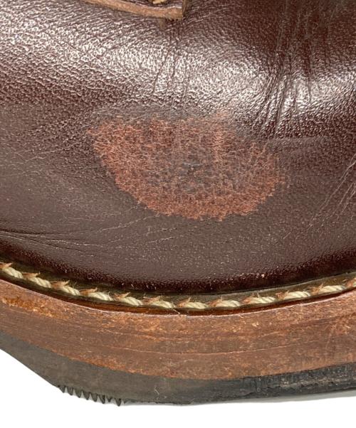 ADDICT CLOTHES（アディクト クローズ）ADDICT CLOTHES (アディクト クローズ) STEERHIDE RACE UP BOOTS ブラウン サイズ:8の古着・服飾アイテム