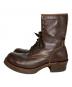 ADDICT CLOTHES (アディクト クローズ) STEERHIDE RACE UP BOOTS ブラウン サイズ:8：50000円