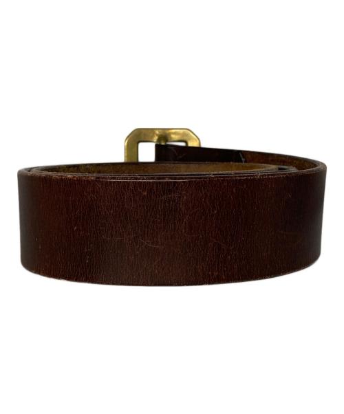 ADDICT CLOTHES（アディクト クローズ）ADDICT CLOTHES (アディクト クローズ) Garrison Belt ブラウン サイズ: 81cm（W32)の古着・服飾アイテム