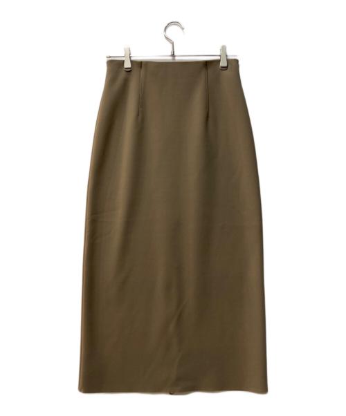 NOLLEY'S sophi（ノーリーズソフィー）NOLLEY'S sophi (ノーリーズソフィー) ウォッシャブル　ボンディングジョーゼット前後2WAY　ロングスカート ブラウン サイズ:38の古着・服飾アイテム