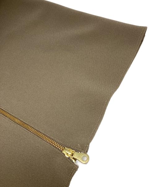 NOLLEY'S sophi（ノーリーズソフィー）NOLLEY'S sophi (ノーリーズソフィー) ウォッシャブル　ボンディングジョーゼット前後2WAY　ロングスカート ブラウン サイズ:38の古着・服飾アイテム