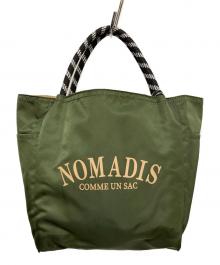NOMADIS（ノマディス）の古着「リバーシブルトートバッグ」｜カーキ×ベージュ