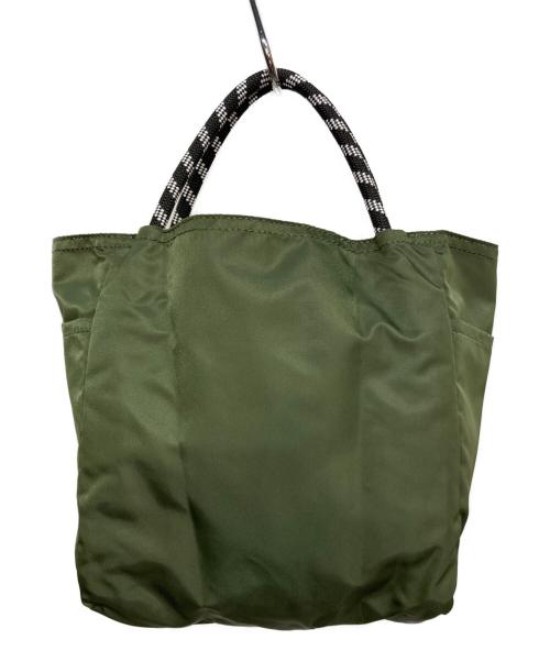 NOMADIS（ノマディス）NOMADIS (ノマディス) リバーシブルトートバッグ カーキ×ベージュ 未使用品の古着・服飾アイテム