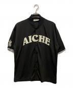 AICHEアイチェ）の古着「ベースボールシャツ」｜ブラック