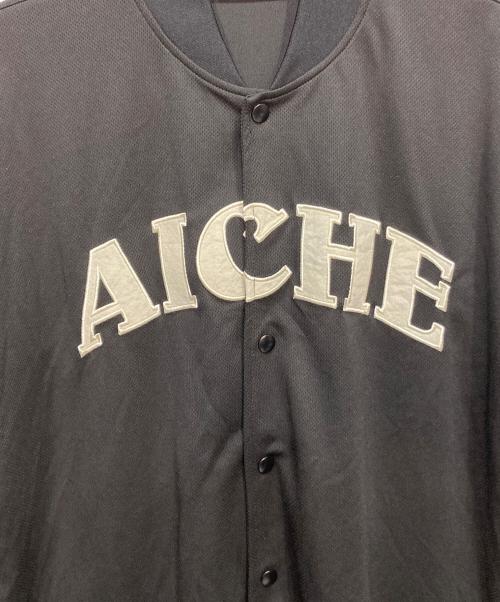AICHE（アイチェ）AICHE (アイチェ) ベースボールシャツ ブラック サイズ:Lの古着・服飾アイテム