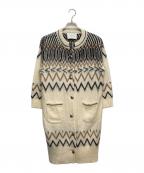 81BRANCAハチイチブランカ）の古着「Nordic Knit cardigan」｜ホワイト