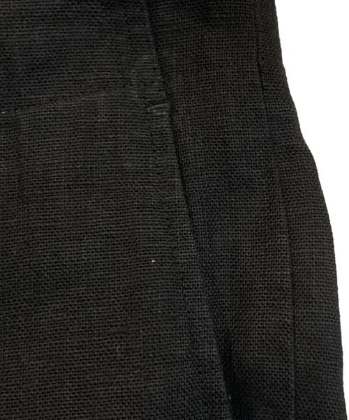 JUNYA WATANABE COMME des GARCONS（(ジュンヤワタナベ コムデギャルソン）JUNYA WATANABE COMME des GARCONS ((ジュンヤワタナベ コムデギャルソン) リネン テーパード パンツ ブラック サイズ:Sの古着・服飾アイテム
