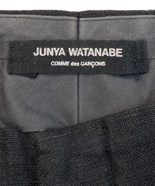 JUNYA WATANABE COMME des GARCONS（(ジュンヤワタナベ コムデギャルソン）JUNYA WATANABE COMME des GARCONS ((ジュンヤワタナベ コムデギャルソン) リネン テーパード パンツ ブラック サイズ:Sの古着・服飾アイテム