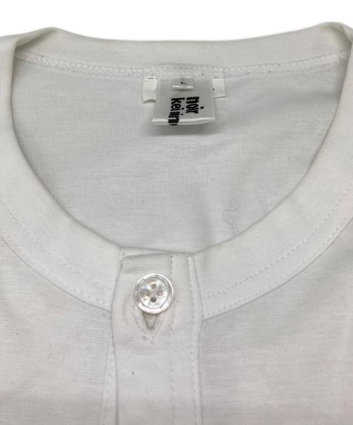 noir kei ninomiya（ノワール ケイ ニノミヤ）noir kei ninomiya (ノワール ケイ ニノミヤ) チュールカーディガン ホワイト サイズ:Lの古着・服飾アイテム