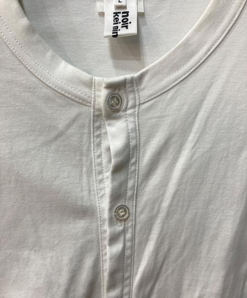 noir kei ninomiya（ノワール ケイ ニノミヤ）noir kei ninomiya (ノワール ケイ ニノミヤ) チュールカーディガン ホワイト サイズ:Lの古着・服飾アイテム