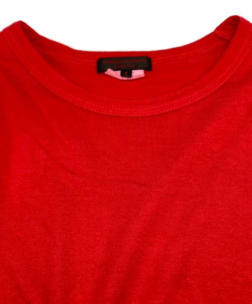 COMME des GARCONS HOMME PLUS（コムデギャルソンオムプリュス）COMME des GARCONS HOMME PLUS (コムデギャルソンオムプリュス) レイヤード Tシャツ レッド サイズ:Sの古着・服飾アイテム