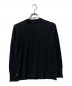 JOSEPHジョゼフ）の古着「スーパーファインメリノシルク ラウンドネックニット」｜ブラック