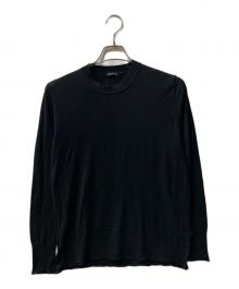 JOSEPH（ジョゼフ）の古着「スーパーファインメリノシルク ラウンドネックニット」｜ブラック