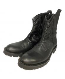 yohji yamamoto+noir（ヨウジヤマモトプリュスノアール）の古着「サイドジップブーツ」｜ブラック