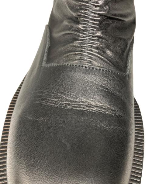 yohji yamamoto+noir（ヨウジヤマモトプリュスノアール）yohji yamamoto+noir (ヨウジヤマモトプリュスノアール) サイドジップブーツ ブラック サイズ:24㎝の古着・服飾アイテム