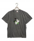 6(ROKU) BEAUTY&YOUTHロク ビューティーアンドユース）の古着「MICKEY Tシャツ」｜グレー