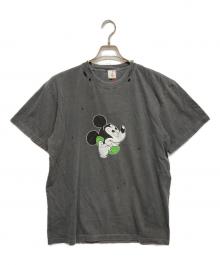 6(ROKU) BEAUTY&YOUTH（ロク ビューティーアンドユース）の古着「MICKEY Tシャツ」｜グレー
