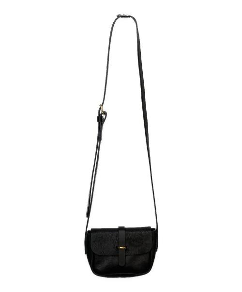 Mimi Berry（ミミベリー）Mimi Berry (ミミベリー) ミニレザーショルダーバッグ ブラック サイズ:Freeの古着・服飾アイテム